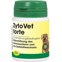Produktbild von cdVet ZytoVet forte Ergänzungsfuttermittel zur Unterstützung des Immunsystems und Stoffwechsels für Hunde, Katzen und Pferde 25 g - 25 g