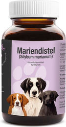 Cellavita Mariendistel Nahrungsergänzung für Hunde Senior mit ganzen Samen zur Unterstützung der Leber und Stoffwechselfunktionen 120g – Bild 1 von 3