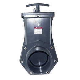 Produktbild von Cepex Zugschieber aus Kunststoff 110mm in Silber und Grau
