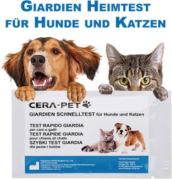 Cera-Pet Giardien Schnelltest für Hund und Katze – Bild 1 von 3