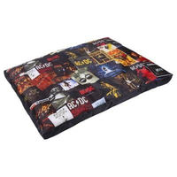 Produktbild von Cerdá ACDC Hundekissen für kleine Hunde aus Baumwolle Schwarz Bunt Größe S - 65 cm