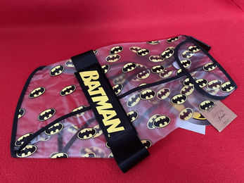 Cerdá ForFanPets Batman Regenmantel für Hunde wasserdicht transparent schwarz Größe M – Bild 1 von 5