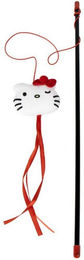 Cerda Hello Kitty Katzen-Federwedel Rosa Interaktives Katzenspielzeug aus Plüsch für erwachsene Katzen – Bild 1 von 2