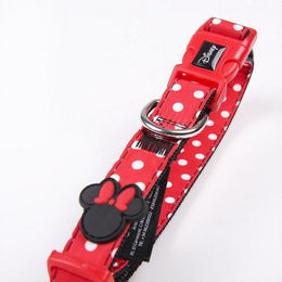Cerda Hundehalsband Disney Minnie Mouse XS aus Polyester in Rot – Bild 1 von 5