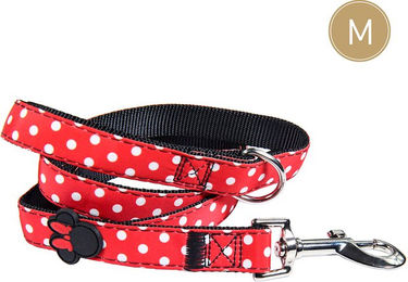 Cerdá Hundeleine Minnie aus Nylon in Rot-Weiß 100 cm für kleine und mittlere Hunde – Bild 1 von 1