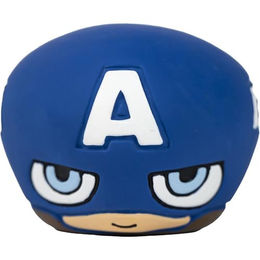 CERDÁ Hundespielzeug Captain America aus Latex Blau 8 x 7 x 8 cm – Bild 1 von 2