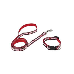 CERDÁ LIFE'S LITTLE MOMENTS Halsband und Leine Set aus Gurtband in Bunt Rot Größe S-M – Bild 1 von 3