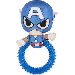 CERDÁ LIFE'S LITTLE MOMENTS Hundespielzeug Captain America Avengers Plüsch Blau 120g – Bild 1 von 7