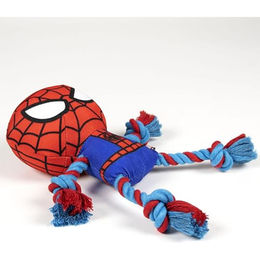 CERDÁ LIFE'S LITTLE MOMENTS Spiderman Hundespielzeug Plüschspielzeug mit Seil für Hunde – Bild 1 von 4