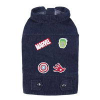 Produktbild von Cerdá Marvel Denim-Hundejacke aus Baumwolle in Blau Größe S