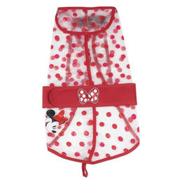 Produktbild von Cerdá Minnie Mouse Regenmantel für Hunde wasserdicht rot transparent - 1 Stk.