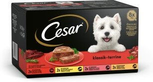 Cesar Classic Selection Hundepaté für erwachsene Hunde 8x150g ohne Zucker und Farbstoffe - 8 x 150 g – Bild 1 von 3