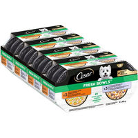 Produktbild von Cesar Fresh Bowls Hundefutter Huhn und Ente in Sauce 96 x 85 g ohne Konservierungsstoffe und Zucker - 96 x 85 g