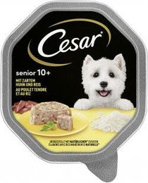 Cesar Hund Nassfutter Senior 10+ mit Huhn und Reis in Gelee 14 x 150 g - 14 x 150 g – Bild 1 von 6