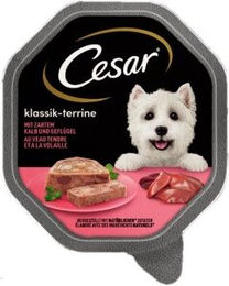 Cesar Hundefutter Klassiker Kalb und Geflügel 14x150g ohne Zucker und Aromastoffe - 14 x 150 g – Bild 1 von 3