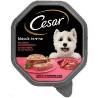 Produktbild von Cesar Hundefutter Klassiker Kalb und Geflügel 14x150g ohne Zucker und Aromastoffe - 14 x 150 g