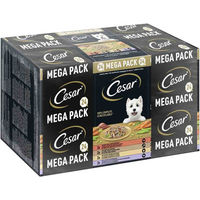 Produktbild von Cesar Hundefutter Landragout Stückchen in Sauce Multipack 24 x 150 g ohne Zucker und Farbstoffe - 24 x 150 g