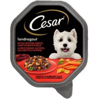 Produktbild von Cesar Hundefutter Ragout Rind mit Pasta und Karotten in Sauce 14x150 g - 14 x 150 g