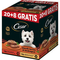 Produktbild von Cesar Hundefutter Stückchen in Sauce für Adult 26 x 150g - 28 x 150 g