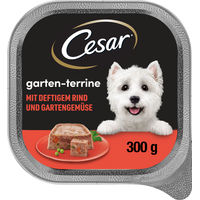 Produktbild von Cesar Hundepastete Garten-Terrine mit Rind ohne Zucker 300 g
