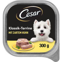 Produktbild von Cesar Klassik-Terrine Huhn Stückchen in Gelee für erwachsene Hunde 300 g