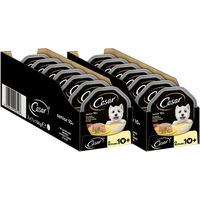 Produktbild von Cesar Nassfutter für Senioren Hunde Huhn mit Reis 14 x 150g ohne Zucker und Farbstoffe