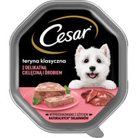 Produktbild von Cesar Nassvollnahrung für ausgewachsene Hunde Schale mit Kalbfleisch und Geflügel 150 g ohne Farb- und Aromastoffe - 150 g