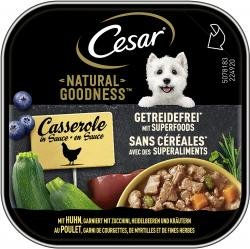 Cesar Natural Goodness Casserole Stückchen in Sauce Huhn Getreidefrei 16 x 100 g - 16 x 100 g – Bild 1 von 3