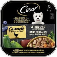 Produktbild von Cesar Natural Goodness Casserole Stückchen in Sauce Huhn Getreidefrei 16 x 100 g - 16 x 100 g