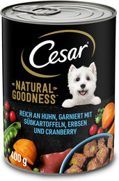 Cesar Natural Goodness Hundepaté Huhn getreidefrei Adult 6 x 400 g - 6 x 400 g – Bild 1 von 5
