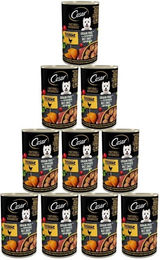 Produktbild von Cesar Natural Goodness Hundepaté Huhn mit Süßkartoffeln Erbsen und Preiselbeeren getreidefrei 12x400g - 12 x 400 g