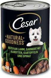 Cesar Natural Goodness Hundepaté Lamm getreidefrei monoprotein 6 x 400 g - 400 g – Bild 1 von 3