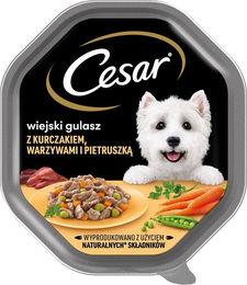 Cesar Ragout Nassfutter für ausgewachsene Hunde mit Geflügel und Huhn, getreidefrei, 6 x 150g Schalen - 6 x 150 g – Bild 1 von 5