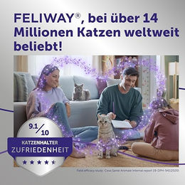 Ceva Feliway Optimum Start-Set Pheromone zur Beruhigung für Katzen mit Verdampfer und 48 ml Flakon - 48 ml – Bild 1 von 13
