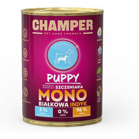 Produktbild von CHAMPER Puppy Truthahn-Monoprotein Weltenfutter Stückchen in Sauce getreidefrei 400 g - 400 g