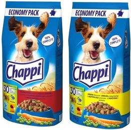 Produktbild von Chappi Hundefutter Mix Geflügel Gemüse und Rind Geflügel Gemüse 2x9kg