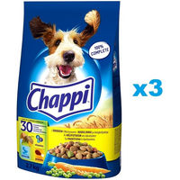 Produktbild von Chappi Trockenfutter Geflügel für adulte Hunde 3x2,7 kg - 3 x 2,7 kg