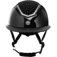 Produktbild von Charles Owen Kylo Reithelm Crystal Wide Peak Schwarz glänzend/Chrom 55–58 cm