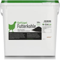 Produktbild von CharLine Futterkohle-Granulat zur Verdauungshilfe für Geflügel 4 kg