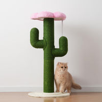 Produktbild von Cheermonde Kaktus-Kratzbaum für Katzen 90 cm mit Liegefläche