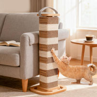 Produktbild von CheerPals Katzenkratzbaum mit 5 Schichten 62 cm