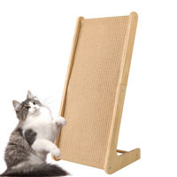 Produktbild von CheerPals L-förmiger Kratzbaum aus massivem Buchenholz und natürlichem Sisal in Beige