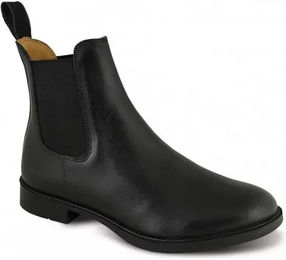 Produktbild von Chelsea Boots York Reitstiefel aus Leder Schwarz Unisex Größe 40