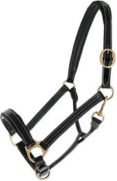 Produktbild von Chetak Bright Lederhalfter für Ponys in Schwarz