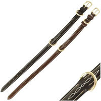 Produktbild von Chetak Miami Hundehalsband aus Leder in Schwarz oder Braun 40 cm
