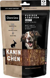 Produktbild von Chewies Fleischstreifen Kaninchen Trockenfleisch 3 x 150 g - 3 x 150 g