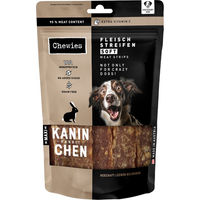 Produktbild von Chewies Fleischstreifen Kaninchen Trockenfleisch 3 x 150 g - 3 x 150 g
