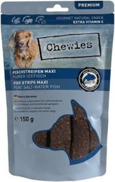 Chewies Fleischstreifen Maxi Seefisch Getreidefrei Monoprotein Trockenfleisch 8x150g - 150 g – Bild 1 von 3