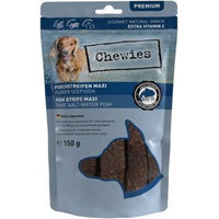 Produktbild von Chewies Fleischstreifen Maxi Seefisch Getreidefrei Monoprotein Trockenfleisch 8x150g - 150 g