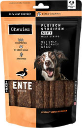 Produktbild von Chewies Fleischstreifen Soft Ente Trockenfleisch für alle Altersstufen 3 x 150 g - 3 x 150 g